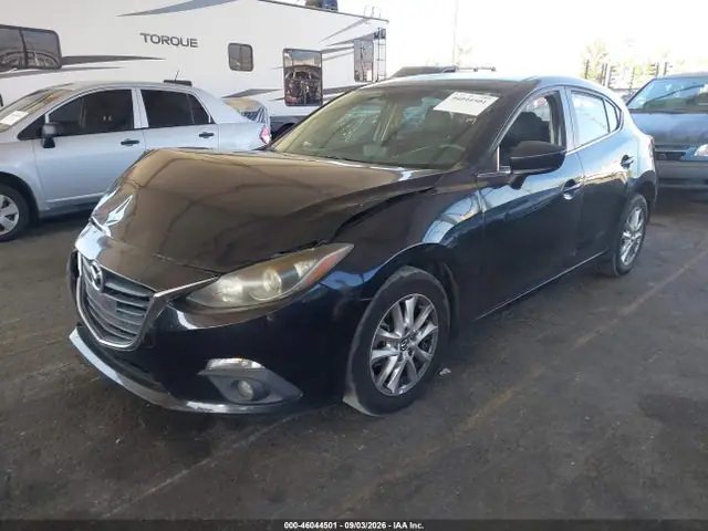 JM1BM1L70F1273129 — 2015 Mazda MAZDA3 I Touring, фото 2 с аукциона IAAI 29.09.2026, Передняя часть