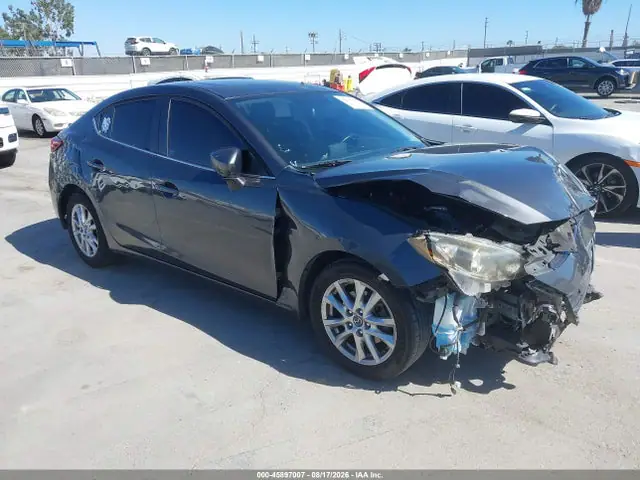 JM1BM1W72G1291175 — 2016 Mazda MAZDA3 I Touring, Передняя часть (Front End), фото до ремонта