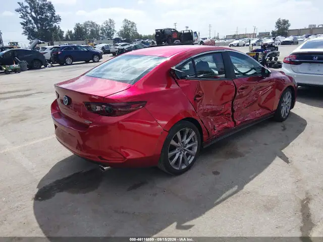 JM1BPACL2L1169886 — 2020 Mazda MAZDA3 Select Package, фото 4 с аукциона IAAI 14.10.2026, Правый бок