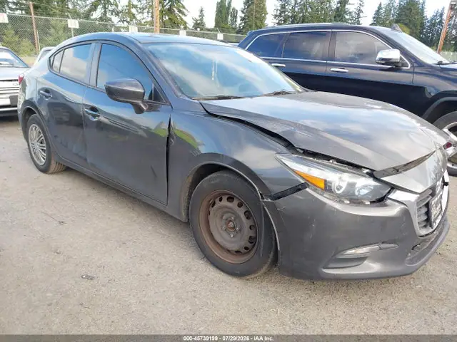3MZBN1U70HM115470 — 2017 Mazda MAZDA3 Sport, Передняя часть (Front End), фото до ремонта