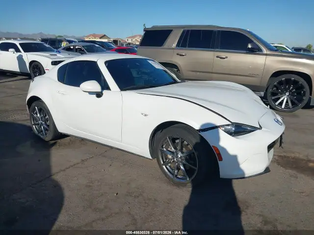 JM1NDAM79M0460383 — 2021 Mazda MX-5 Miata Rf Grand Touring, Передняя часть слева (Left Front), фото до ремонта