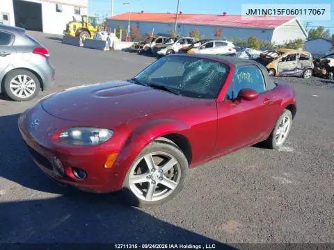 2006 Mazda Mx-5 3Rd Generation Limited/Gs/Gx VIN JM1NC15F060117067 фото 2