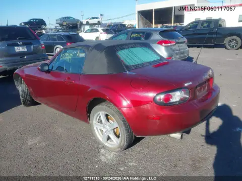 2006 Mazda Mx-5 3Rd Generation Limited/Gs/Gx VIN JM1NC15F060117067 фото 3