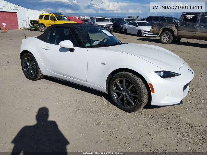 2016 Mazda Mx-5 Miata Grand Touring VIN JM1NDAD71G0113411 фото 2