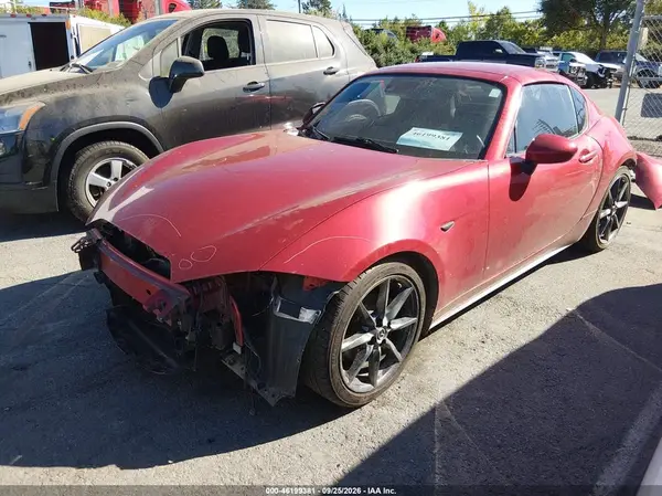 JM1NDAM73H0107725 — 2017 Mazda MX-5, фото 2 с аукциона IAAI, Передняя часть