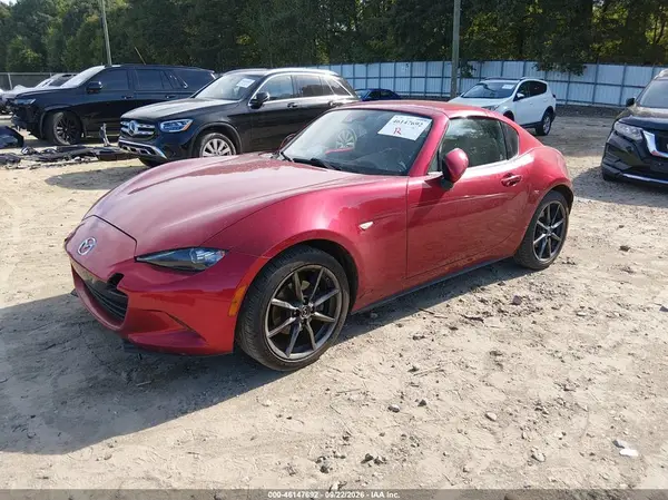 JM1NDAM7XK0302874 — 2019 Mazda MX-5, фото 2 с аукциона IAAI, Передняя часть