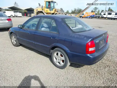 JM1BJ2213Y0212197 — 2000 Mazda Protege, фото 4 с аукциона IAAI, Естественный износ