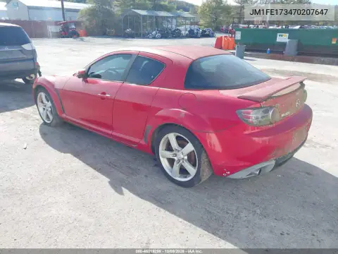 2007 Mazda Rx-8 Grand Touring VIN JM1FE173470207647 фото 3