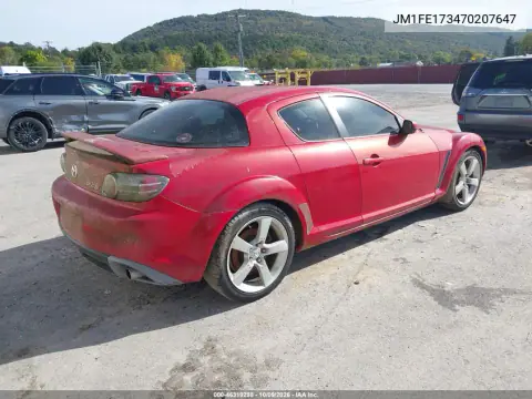 2007 Mazda Rx-8 Grand Touring VIN JM1FE173470207647 фото 4