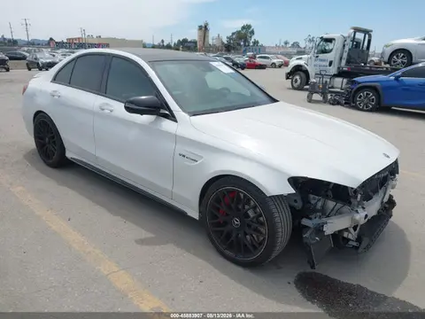 55SWF8HB5JU259792 — 2018 Mercedes-Benz Amg C 63 S, Передняя часть (Front End), фото до ремонта