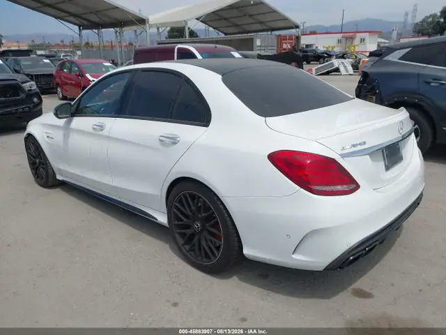 2018 Mercedes-Benz Amg C 63 S VIN 55SWF8HB5JU259792 фото 3