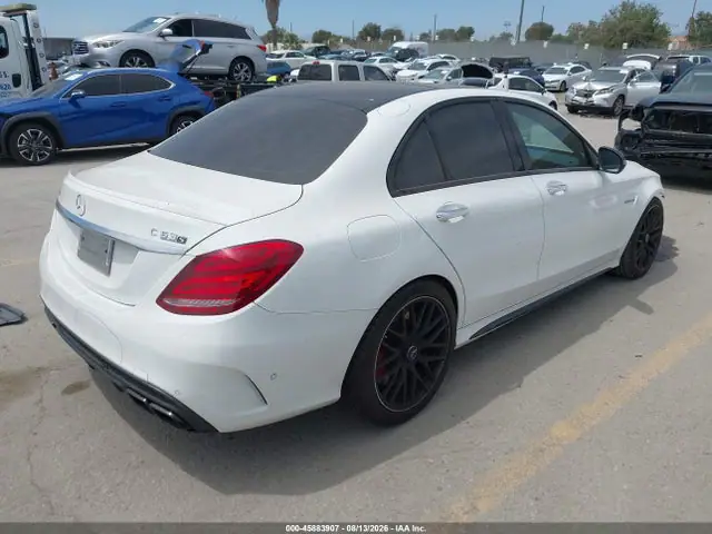 2018 Mercedes-Benz Amg C 63 S VIN 55SWF8HB5JU259792 фото 4