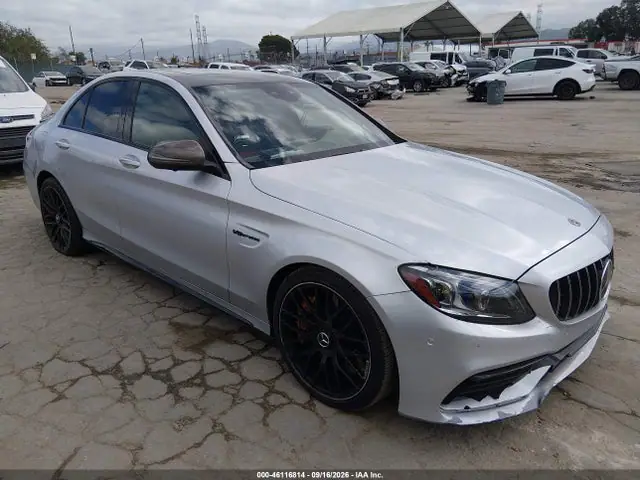 55SWF8HB1KU272279 — 2019 Mercedes-Benz Amg C 63 S, Передняя часть (Front End), фото до ремонта