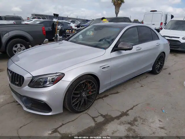 55SWF8HB1KU272279 — 2019 Mercedes-Benz Amg C 63 S, фото 2 с аукциона IAAI 14.10.2026, Передняя часть
