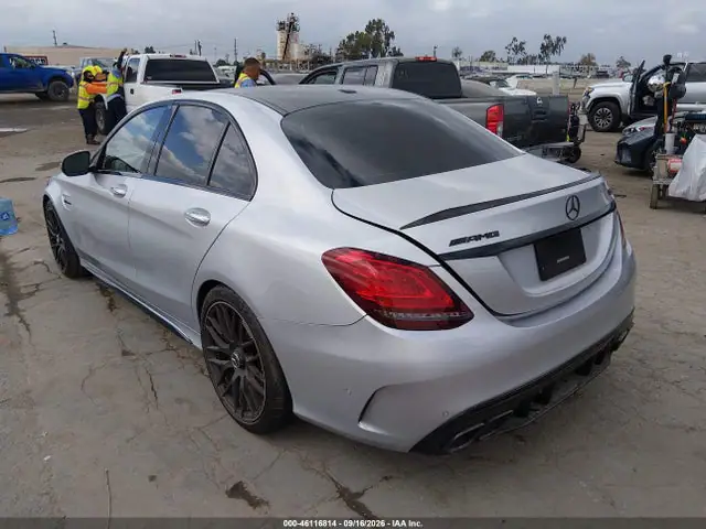 55SWF8HB1KU272279 — 2019 Mercedes-Benz Amg C 63 S, фото 3 с аукциона IAAI 14.10.2026, Передняя часть
