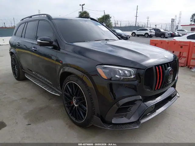 4JGFF8KE1SB435581 — 2025 Mercedes-Benz Amg GLS 63 4MATIC, Задняя часть (Rear), фото до ремонта