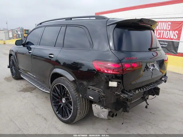 4JGFF8KE1SB435581 — 2025 Mercedes-Benz Amg GLS 63 4MATIC, фото 3 с аукциона IAAI 30.09.2026, Задняя часть