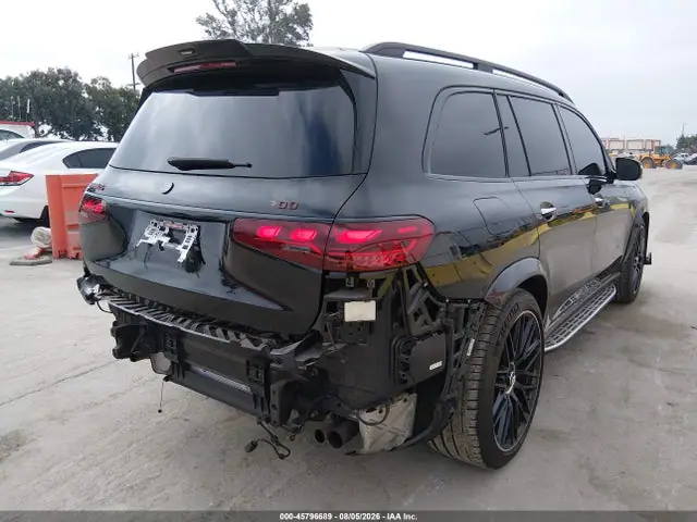 4JGFF8KE1SB435581 — 2025 Mercedes-Benz Amg GLS 63 4MATIC, фото 4 с аукциона IAAI 30.09.2026, Задняя часть