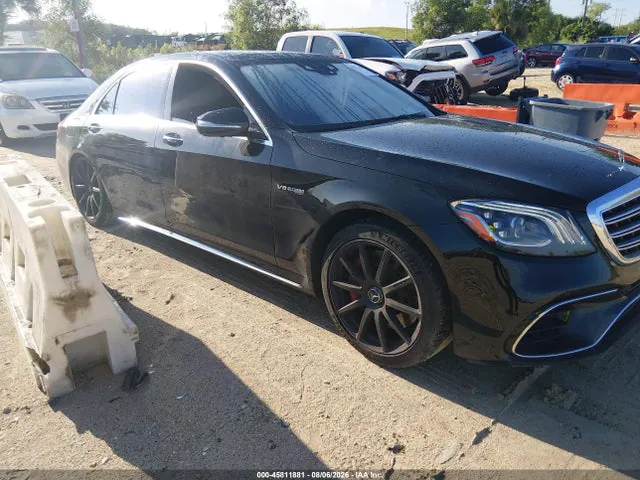 2019 Mercedes-Benz Amg S 63 4matic VIN WDDUG8JB9KA495183 фото 1