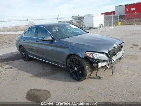 55SWF4KB5HU197645 — 2017 Mercedes-Benz C 300 4MATI, Передняя часть (Front), фото до ремонта