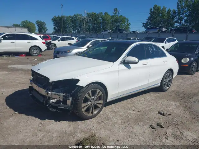 2015 Mercedes-Benz C 300 4matic VIN 55SWF4KB7FU094496 фото 2
