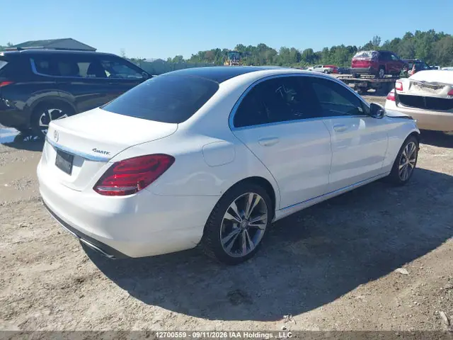 2015 Mercedes-Benz C 300 4matic VIN 55SWF4KB7FU094496 фото 4