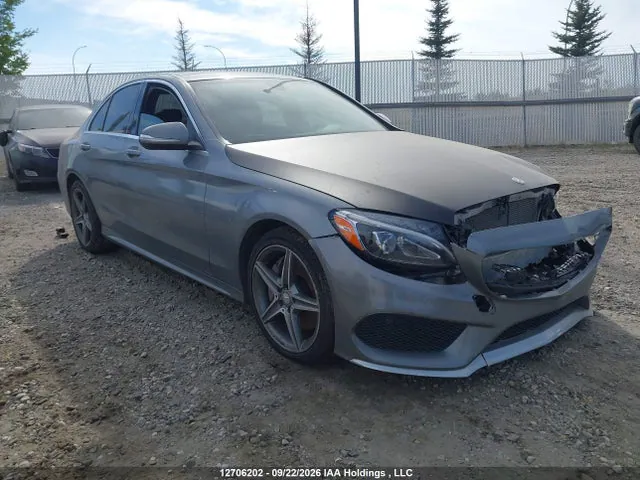 2015 Mercedes-Benz C 300 4matic VIN 55SWF4KB3FU030083 фото 1
