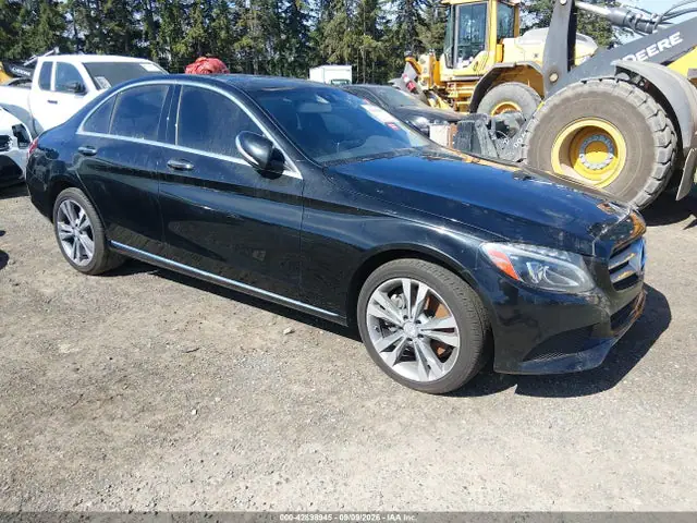 55SWF4KB0FU007411 — 2015 Mercedes-Benz C 300 4MATIC, Передняя часть слева (Left Front), фото до ремонта