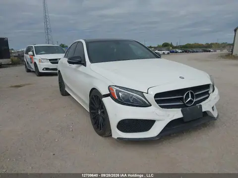 55SWF4KB1HU191499 — 2017 Mercedes-Benz C 300 4MATIC, Передняя часть (Front), фото до ремонта