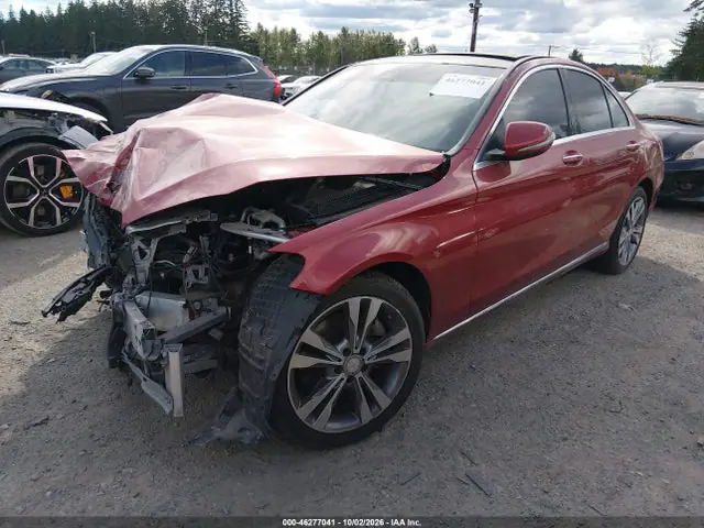 55SWF4JB4GU129787 — 2016 Mercedes-Benz C 300, фото 2 с аукциона IAAI 14.10.2026, Естественный износ