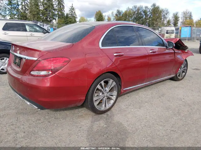 55SWF4JB4GU129787 — 2016 Mercedes-Benz C 300, фото 4 с аукциона IAAI 14.10.2026, Естественный износ