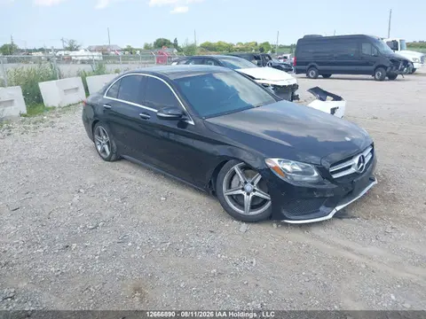 55SWF4KB4HU190119 — 2017 Mercedes-Benz C 300, Передняя часть (Front), фото до ремонта