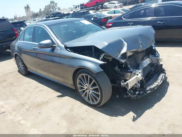 55SWF8DB8KU298254 — 2019 Mercedes-Benz C 300, Передняя часть (Front End), фото до ремонта
