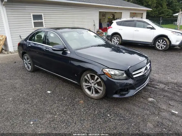 55SWF4KB3GU142013 — 2016 Mercedes-Benz C-Klasse, Передняя часть (Front End), фото до ремонта