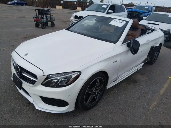 WDDWK6EBXHF584567 — 2017 Mercedes-Benz C-Klasse, фото 2 с аукциона IAAI, Задняя часть слева
