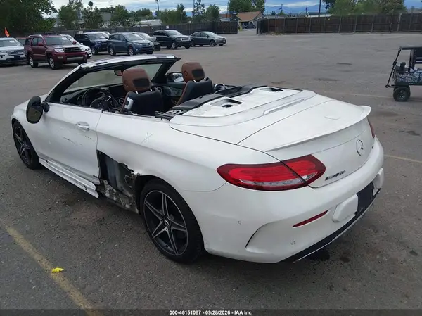 WDDWK6EBXHF584567 — 2017 Mercedes-Benz C-Klasse, фото 3 с аукциона IAAI, Задняя часть слева
