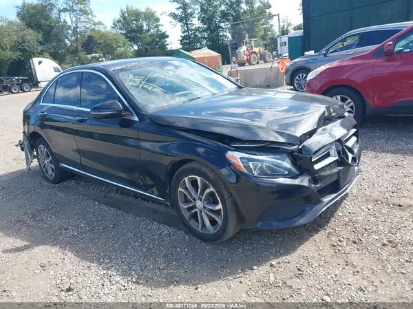 55SWF4KB4HU204150 — 2017 Mercedes-Benz C-Klasse, Передняя часть (Front End), фото до ремонта