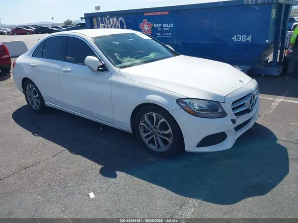 55SWF4JB6HU211019 — 2017 Mercedes-Benz C-Klasse, Передняя часть (Front End), фото до ремонта