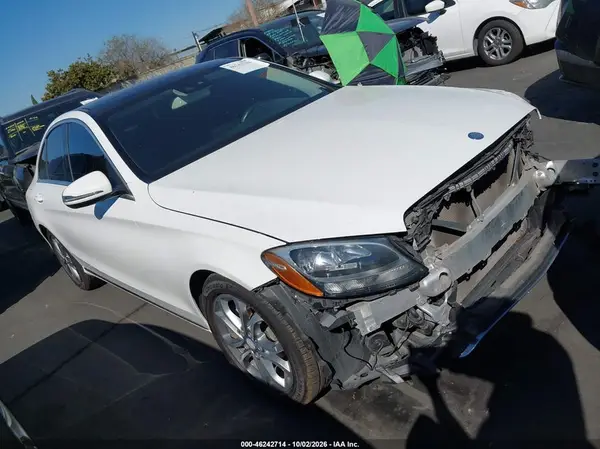 55SWF4JB4HU189134 — 2017 Mercedes-Benz C-Klasse, Передняя часть (Front End), фото до ремонта