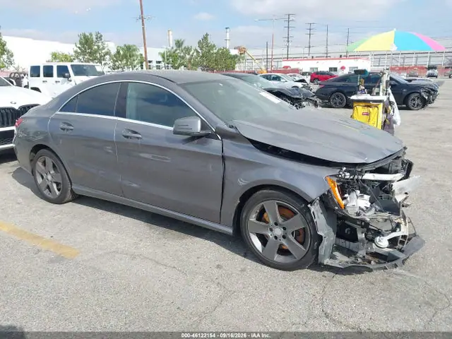 WDDSJ4EB1GN329378 — 2016 Mercedes-Benz CLA 250, Передняя часть (Front End), фото до ремонта