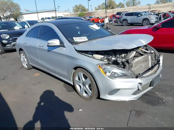 WDDSJ4EB9JN545082 — 2018 Mercedes-Benz CLA-Klasse, Передняя часть (Front End), фото до ремонта