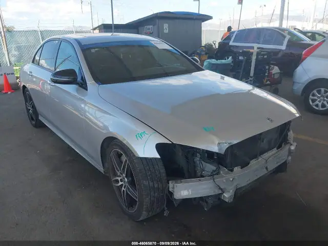 WDDZF4JB4KA596942 — 2019 Mercedes-Benz E 300, Передняя часть (Front End), фото до ремонта