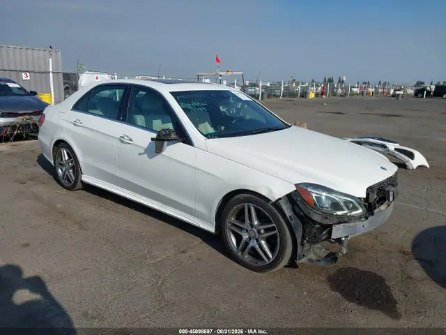 WDDHF5KB7FB099948 — 2015 Mercedes-Benz E 350, Передняя часть (Front End), фото до ремонта