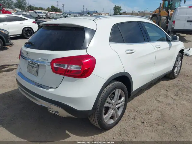 WDCTG4GBXHJ332034 — 2017 Mercedes-Benz Gla 250 4MATIC, фото 4 с аукциона IAAI 30.09.2026, Передняя часть
