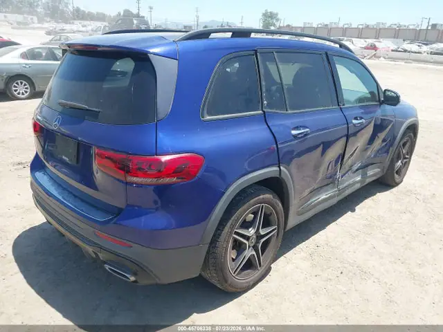 W1N4M4GB6LW035916 — 2020 Mercedes-Benz GLB 250, фото 4 с аукциона IAAI 30.09.2026, Правый бок