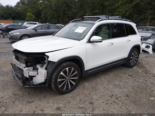 W1N4M4GB9MW092306 — 2021 Mercedes-Benz GLB, фото 2 с аукциона IAAI, Передняя часть