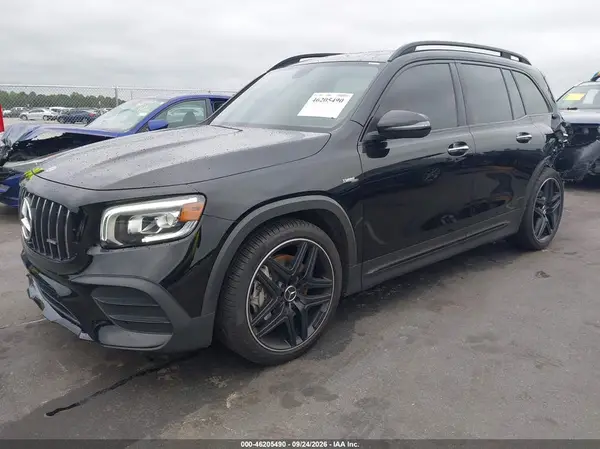 W1N4M5BB6NW204672 — 2022 Mercedes-Benz GLB, фото 2 с аукциона IAAI, Задняя часть слева