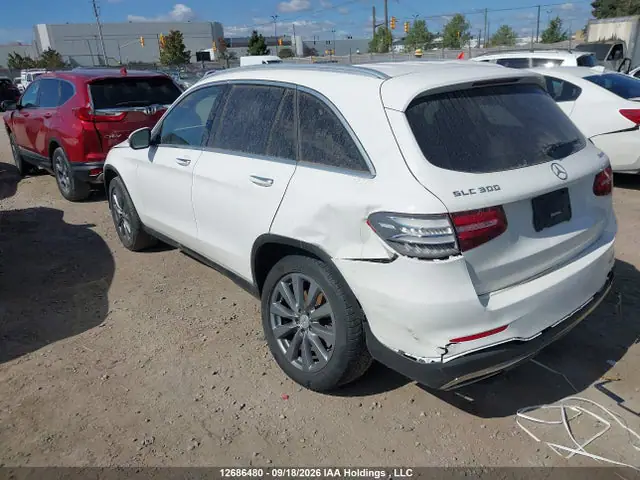 WDC0G4KBXKV118235 — 2019 Mercedes-Benz GLC 300 4MATIC, фото 3 с аукциона IAAI 29.09.2026, Задняя часть