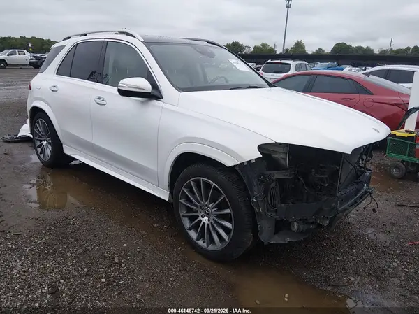 4JGFB4KE7MA361046 — 2021 Mercedes-Benz GLE, Передняя часть (Front End), фото до ремонта