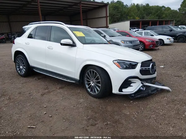 4JGFB4FB3RB033897 — 2024 Mercedes-Benz GLE, Передняя часть слева (Left Front), фото до ремонта